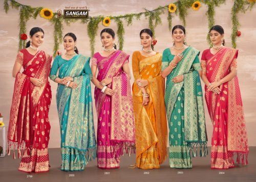 Sangam Jubilee Silk Heavy Banarasi Saree Collection